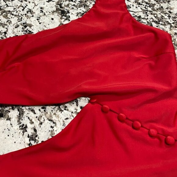 Red Carter Swimsuit Size L - Picture 4 of 7